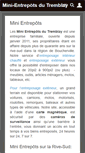 Mobile Screenshot of minientrepotdutremblay.com